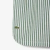 Conjunto de pijama oversized em popeline às riscas
