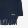 Conjunto de presente com cachecol unissexo em lã escovada
