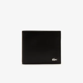 Conjunto de presente com carteira e porta-cartões em pele Fg