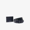 Conjunto De Presente com cinto de couro e porta-cartões