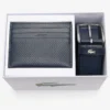 Conjunto De Presente com cinto de couro e porta-cartões