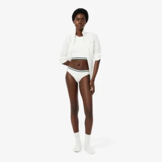 Cueca de algodão com riscas na cintura