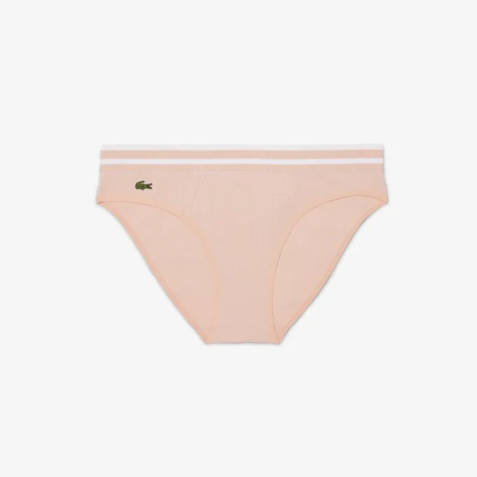 Cueca de algodão com riscas na cintura
