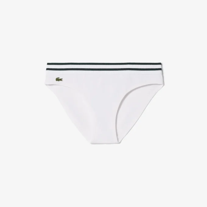 Cueca de algodão com riscas na cintura