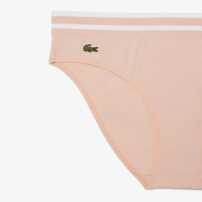 Cueca de algodão com riscas na cintura