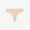 Cueca de cordão em malha com logótipo na cintura