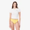 Cueca de malha com logótipo na cintura