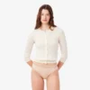Cueca de malha com logótipo na cintura