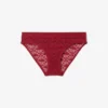 Cueca de malha com logótipo na cintura
