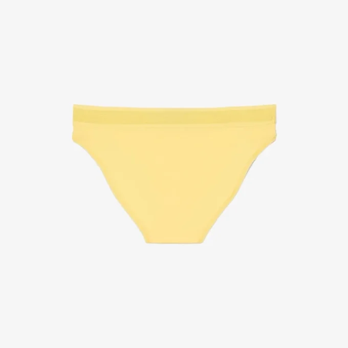 Cueca de malha com logótipo na cintura