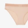 Cueca de malha com logótipo na cintura