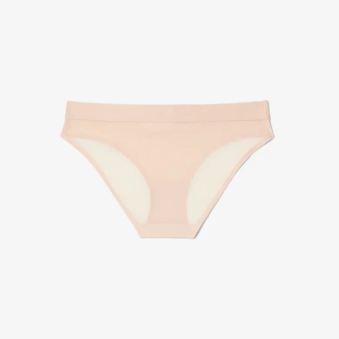 Cueca de malha com marca na cintura