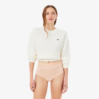 Cueca de malha de cintura alta