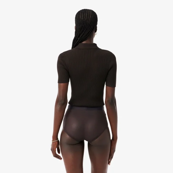Cueca de malha de cintura alta
