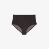 Cueca de malha de cintura alta