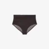 Cueca de malha de cintura alta