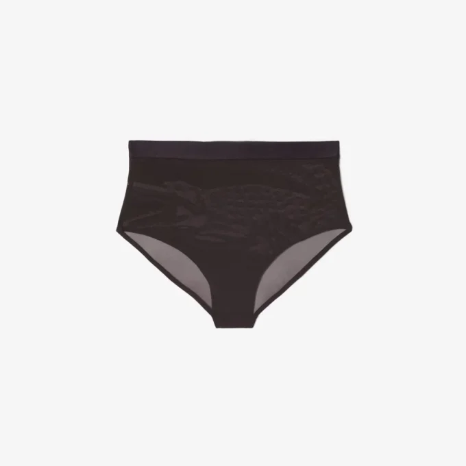 Cueca de malha de cintura alta