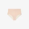 Cueca de malha de cintura alta
