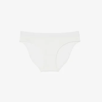 Cueca de malha elástica com ponto de renda