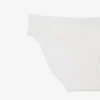 Cueca de malha elástica com ponto de renda