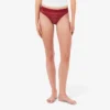Cueca fio dental com renda e logótipo na cintura