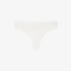 Cueca fio dental em malha elástica