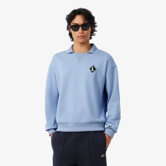 Fabricado em França Camisola com gola de Polo