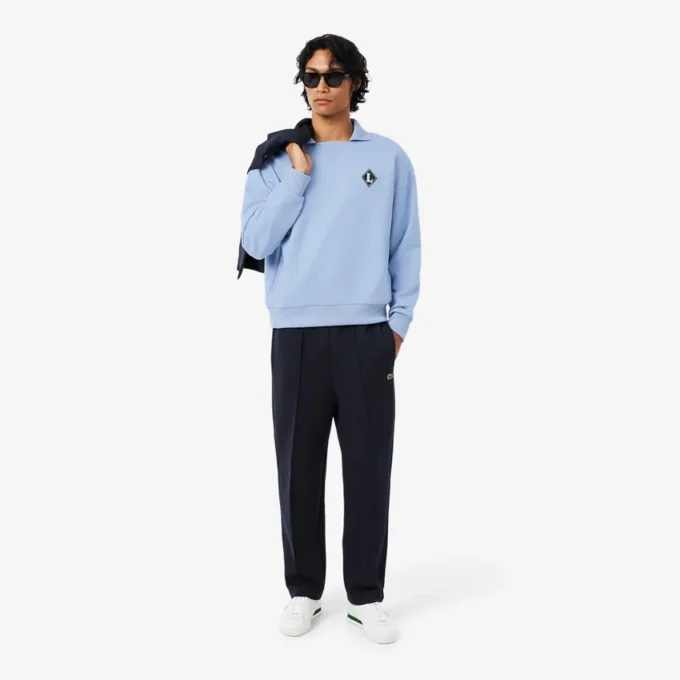 Fabricado em França Camisola com gola de Polo
