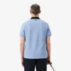 Fabricado em França Polo com emblema de corte clássico