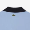 Fabricado em França Polo com emblema de corte clássico