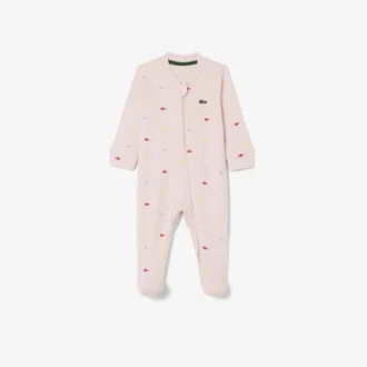 Fato de bebé com estampado em piqué