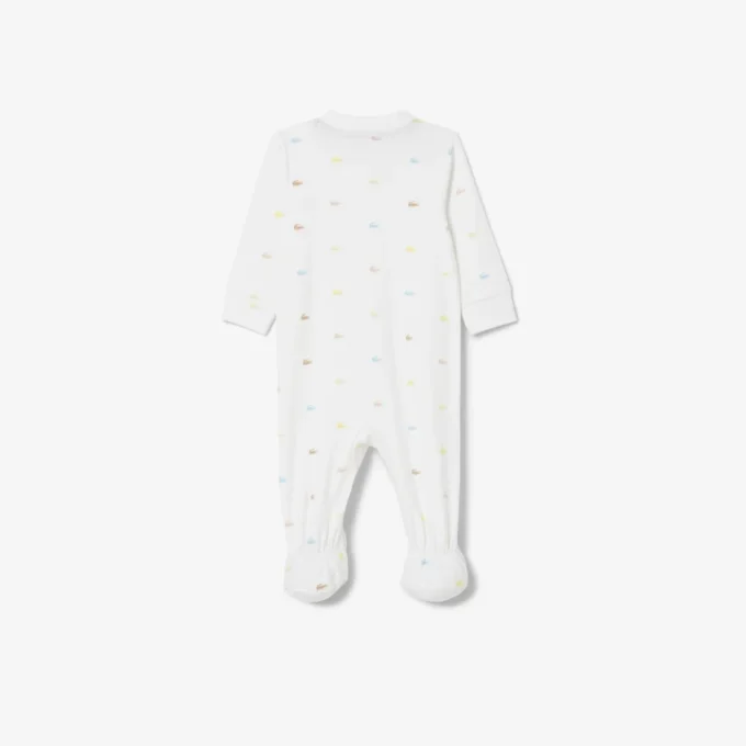 Fato de bebé com estampado em piqué