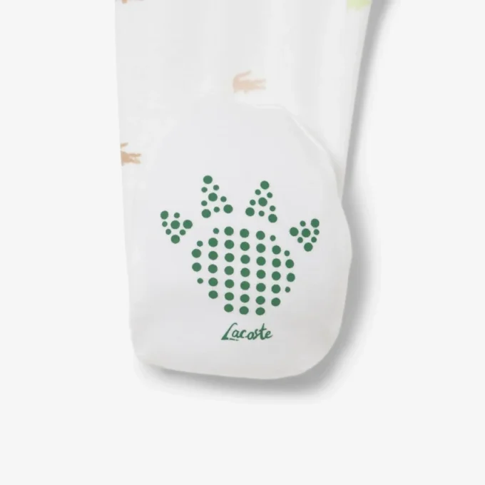 Fato de bebé com estampado em piqué