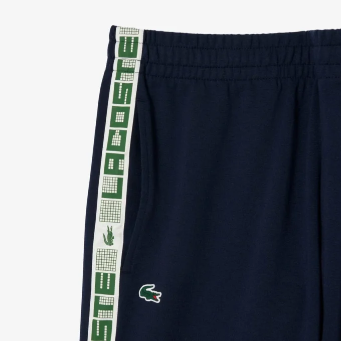 Fatos De Treino com riscas e logótipo de ténis para homem