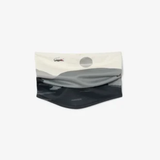Gola quente masculina com estampado paisagístico de desporto