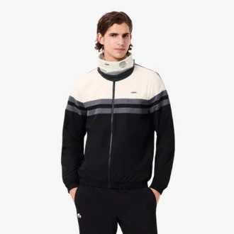 Gola quente masculina com estampado paisagístico de desporto