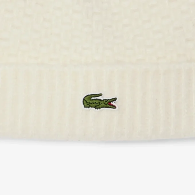 Gorro de lã com punho canelado unissexo