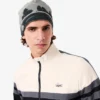 Gorro de malha polar de desporto com estampado paisagístico para homem