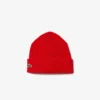 Gorro unissexo em malha canelada de lã escovada