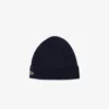 Gorro unissexo em malha canelada de lã escovada