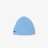 Gorro unissexo em malha canelada de lã escovada