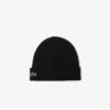 Gorro unissexo em malha canelada de lã escovada