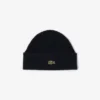 Gorro unissexo em malha de lã com canelado