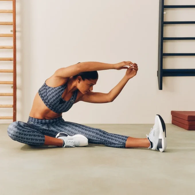Leggings desportivas elásticas com estampado Ultra Dry para mulher