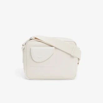 Mala de couro granulado Lacoste Club