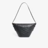 Mala Hobo em couro com relevo Maheki
