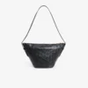 Mala Hobo em couro com relevo Maheki