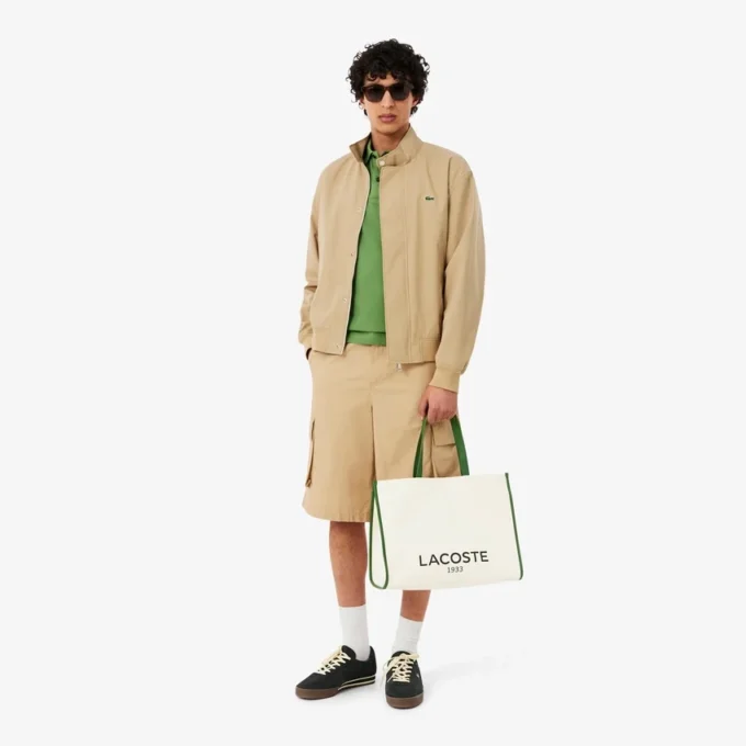 Mala Tote Grande em Lona Heritage