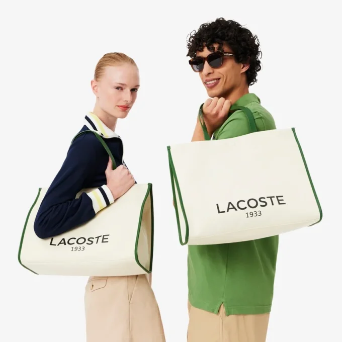 Mala Tote Grande em Lona Heritage