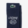 Meias de golfe de algodão para homem